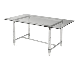 Colton Dining Table - Silver