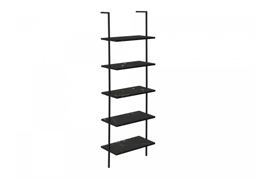 Vale Bookcase - Marble Black