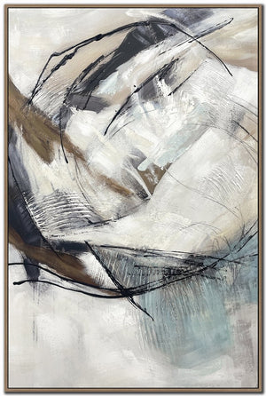 Textured Shift I Wall Art - Neutral - 45 X 30