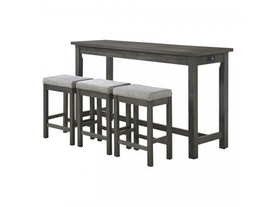 Tyon Dining Room Package - Grey - 4-Piece Set