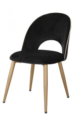 Dalva Dining Chair - Black - Set of Two
