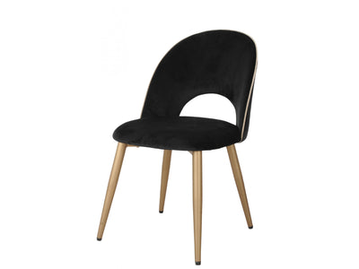 Dalva Dining Chair - Black - Set of Two