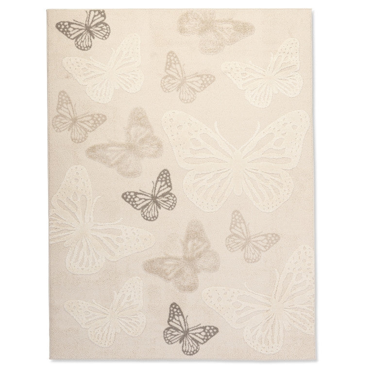 Elio Kids Butterfly Rug - 5' x 7' - Natural