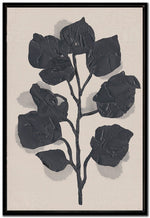Shadow Botanica I Art - Black - 36 X 24