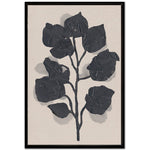 Shadow Botanica I Art - Black - 36 X 24