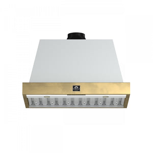 Forno Vittorio White 36" 600 CFM Wall Mounted Range Hood - FRHWM5078-36WHT