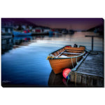 Tethered at Twilight Art - Blue - 30 X 45