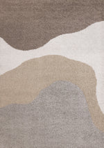 Misha Soft Modern Area Rug - 5' X 8' - Grey/Taupe
