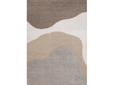 Misha Soft Modern Area Rug - Grey Taupe - 5' X 8'