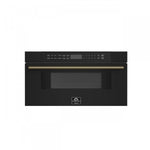 Forno Capoliveri Black 30" Built-In Microwave Drawer (1.2 Cu. Ft.) - FMWDR3000-30BLK