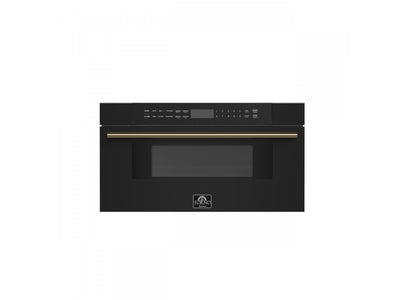Forno Capoliveri Black 30" Built-In Microwave Drawer (1.2 Cu. Ft.) - FMWDR3000-30BLK