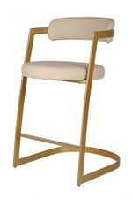 Makai Counter Stool - Gold - Set of Two