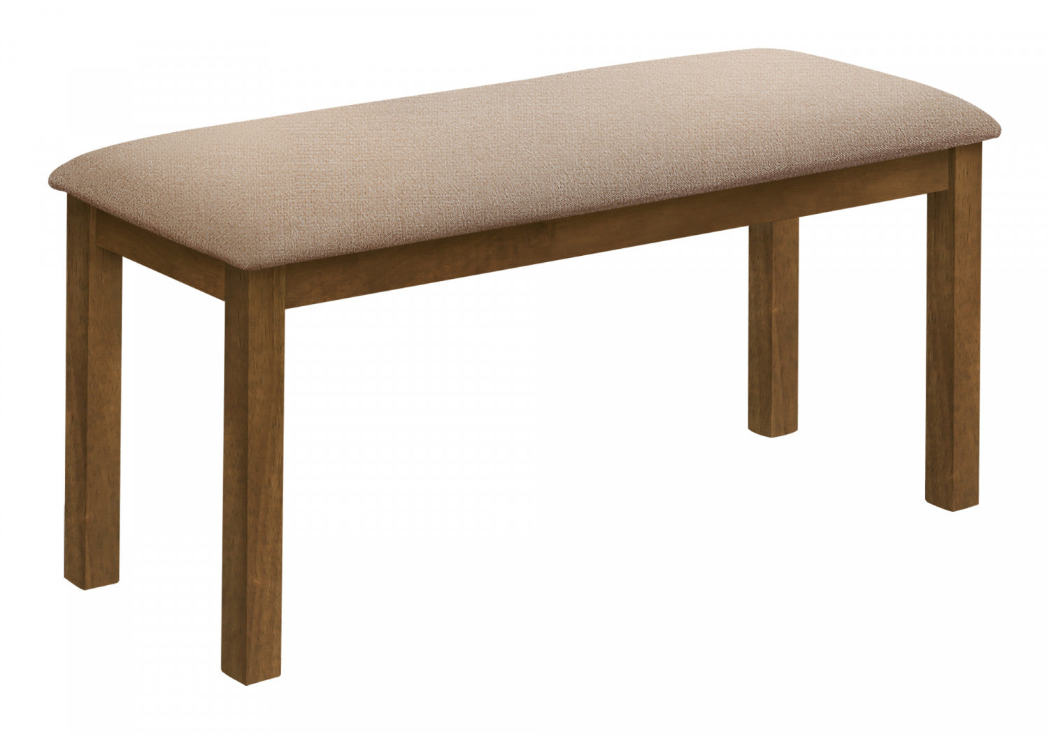 Elin Bench - Walnut/Beige