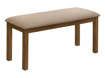 Elin Bench - Walnut/Beige