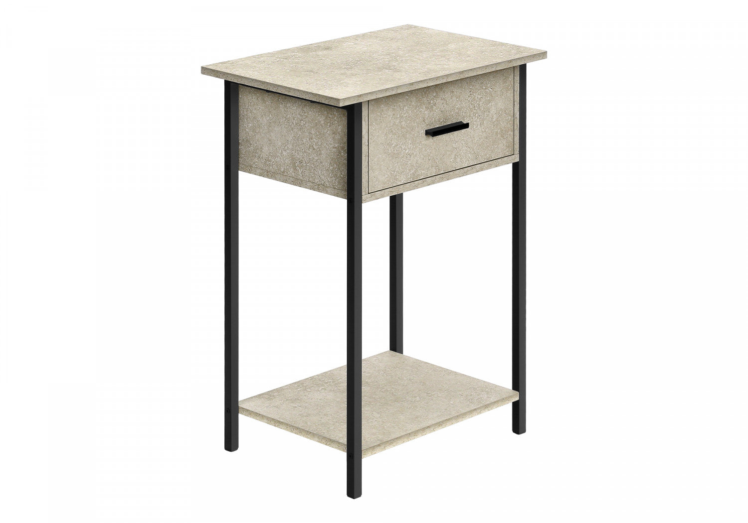 Miko Side Table - Cream Stone