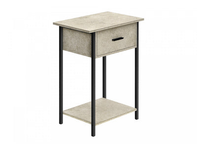Miko Side Table - Cream Stone