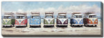 Seaside Parking Wall Art - Multi-Colour - 20 X 60