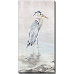 Wading in Calm II Wall Art - Blue/White - 20 X 40