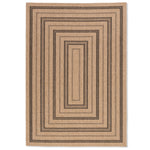 Avanos Bohemian Indoor/Outdoor Rug - 8' x 10' - Beige/Black