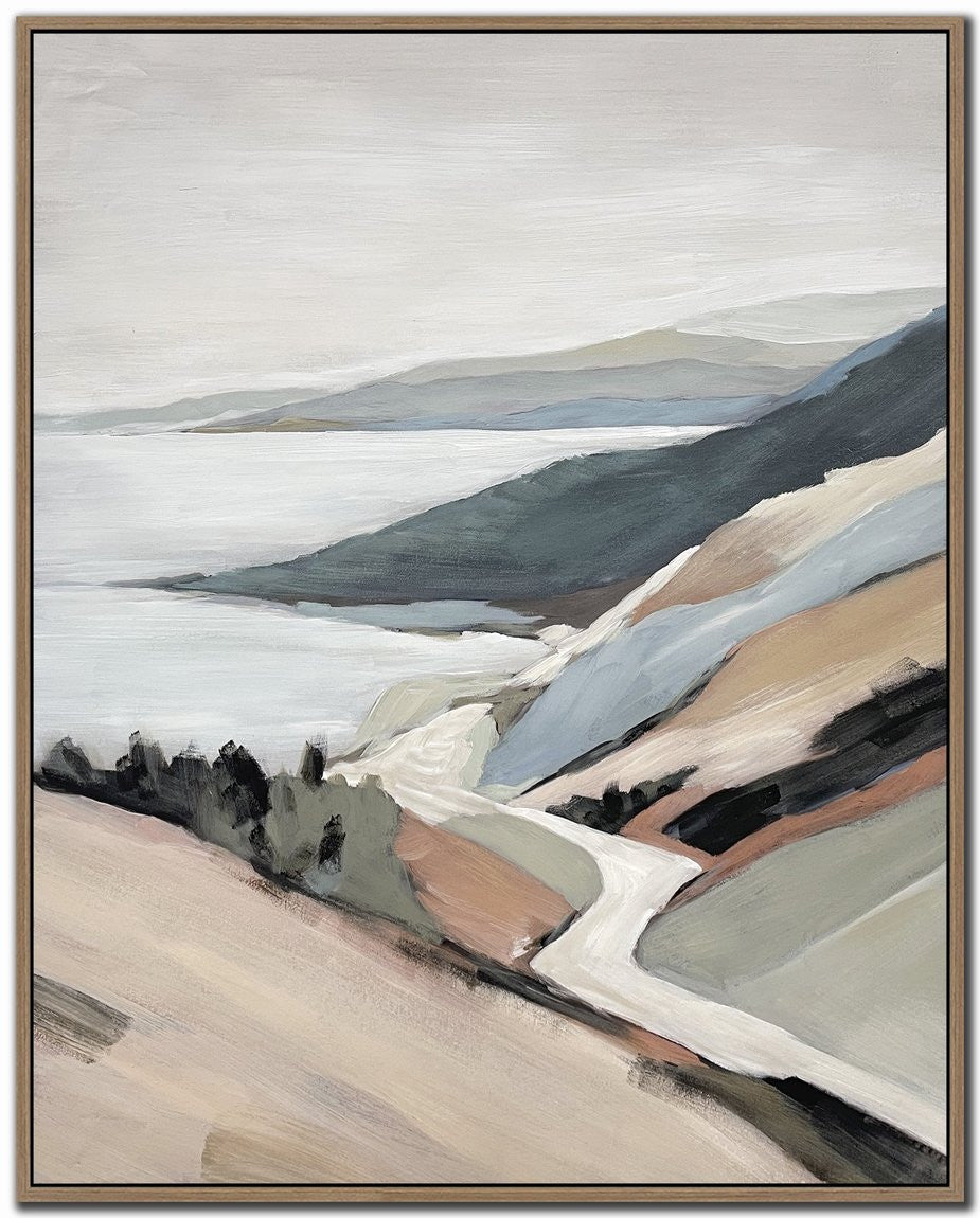 Soft Horizons II Wall Art - Multi-Colour - 30 X 24