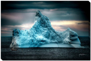 Arctic Monument Wall Art - Blue - 16 X 20
