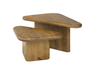 Oxford 2-Piece Coffee Table Set - Walnut
