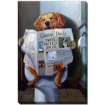 Bathroom Break Wall Art - Multi-Colour - 30 X 45