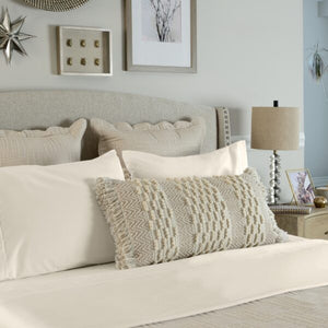Nilus Twin Sheet Set - Bone