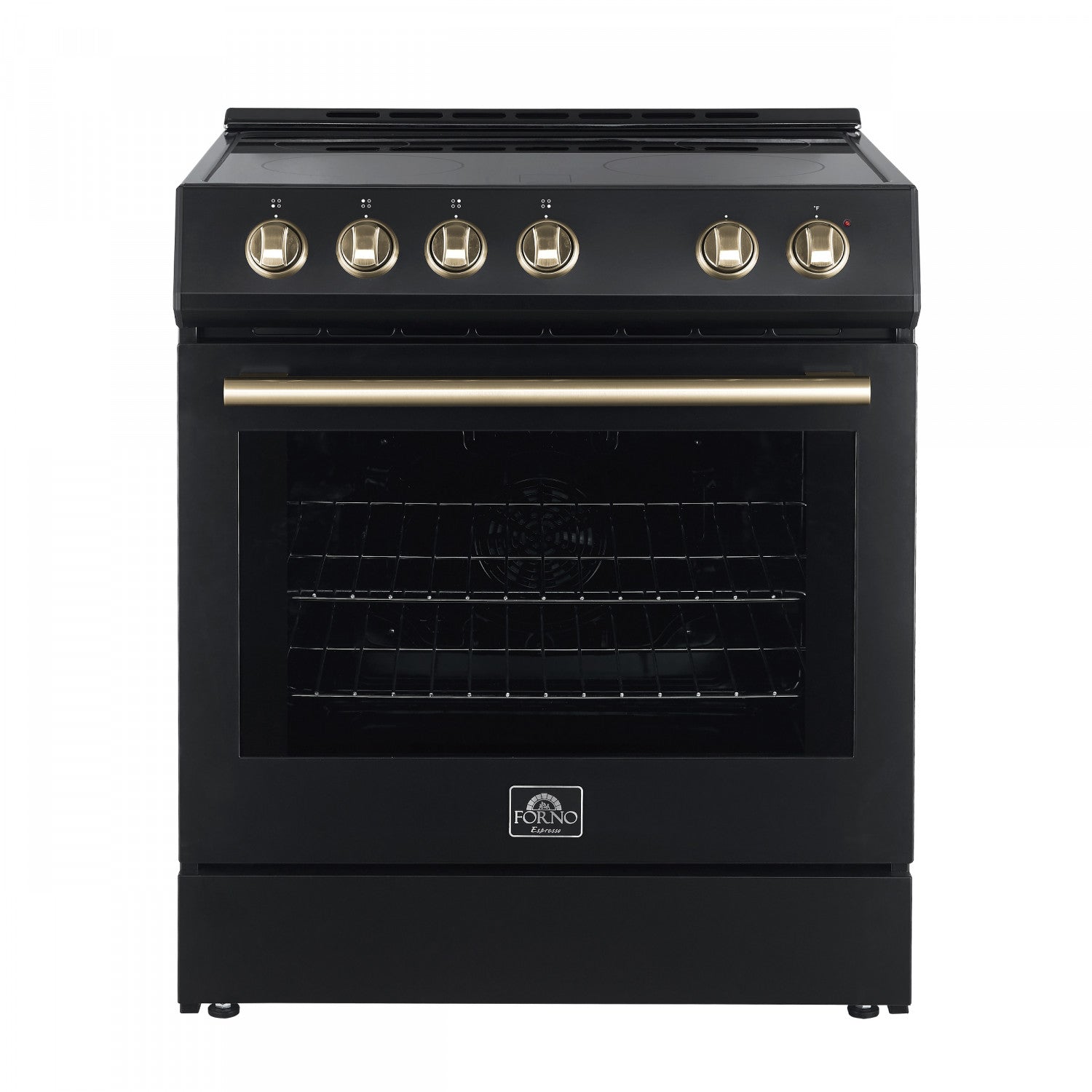 Forno Leonardo Black Slide-in Electric Range (5.0 Cu. Ft.) - FFSEL6022-30BLK