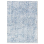 Aura Geometric Rug - 8' x 10' - Blue/White