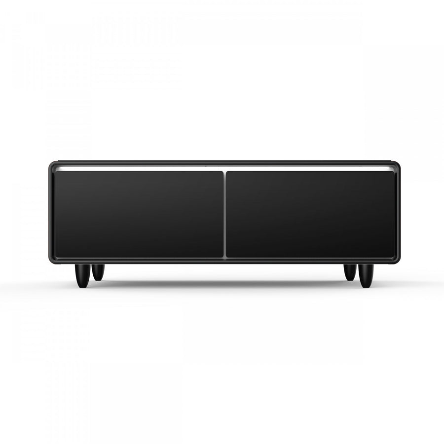 Forno Tavolo Smart Coffee Table With Dual Refrigerator Drawers - Black - FCTFR7006-51BLK