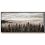 Echoes in the Fog wALL Art - Black/Brown - 28 X 56