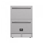 Forno Como Stainless Steel 24" Undercounter Indoor/Outdoor Drawer Refrigerator (4.87 Cu. Ft.) - FDROD1611-24S