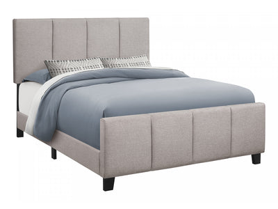 Lillian Queen Bed - Grey