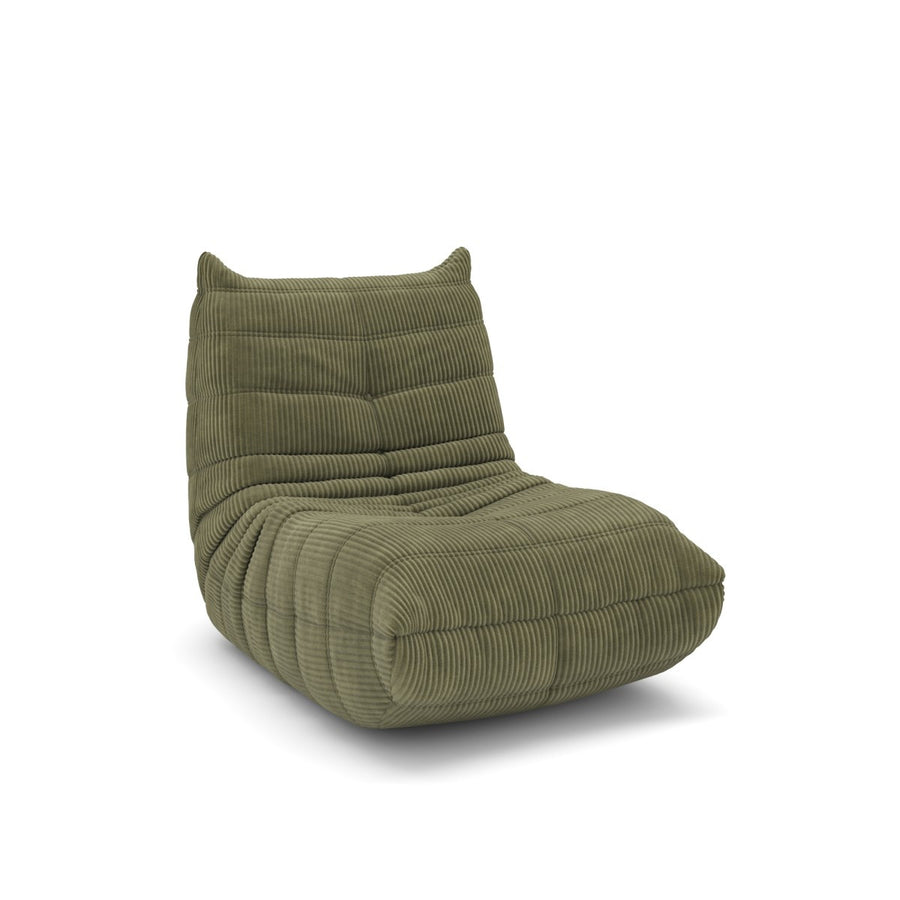Tobias All-foam Armless Chair - Sage