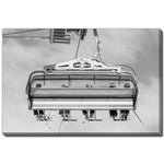 Alpine Memories Wall Art - White/Grey - 38 X 60