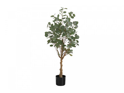 46" Eucalyptus Tree With 5" Black Pot - Green