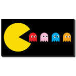 Pac-man Parade Wall Art - Multi-Colour - 20 X 40
