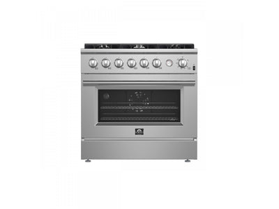 Forno Marco 36" Stainless Steel Freestanding Gas Range (5.36 Cu. Ft.) - FFSGS6277-36