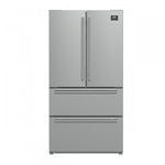 Forno Moena 36" 19.2 Cu.Ft. Stainless Steel Counter-Depth French Door Refrigerator with Ice Maker - FFRBI1820-36SB