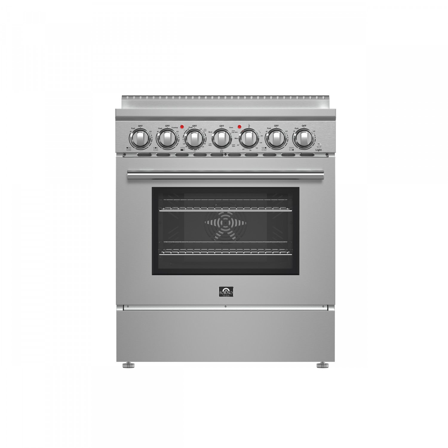 Forno Paolo Stainless Steel Freestanding Electric Range with True Convection (4.38 Cu. Ft.) - FFSEL6011-30