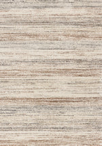 Marquee Soft Contemporary Area Rug - Cream Rust - 5' X 8'