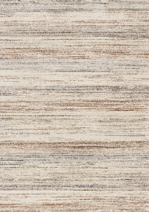 Marquee Soft Contemporary Area Rug - Cream Rust - 5' X 8'