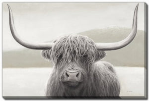 Majestic Highland Wall Art - Grey - 16 X 20