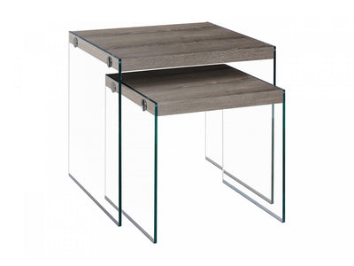Nivo Nesting Tables - Dark Taupe