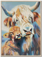 Pasture Portrait Wall Art - Multi-Colour - 32 X 24
