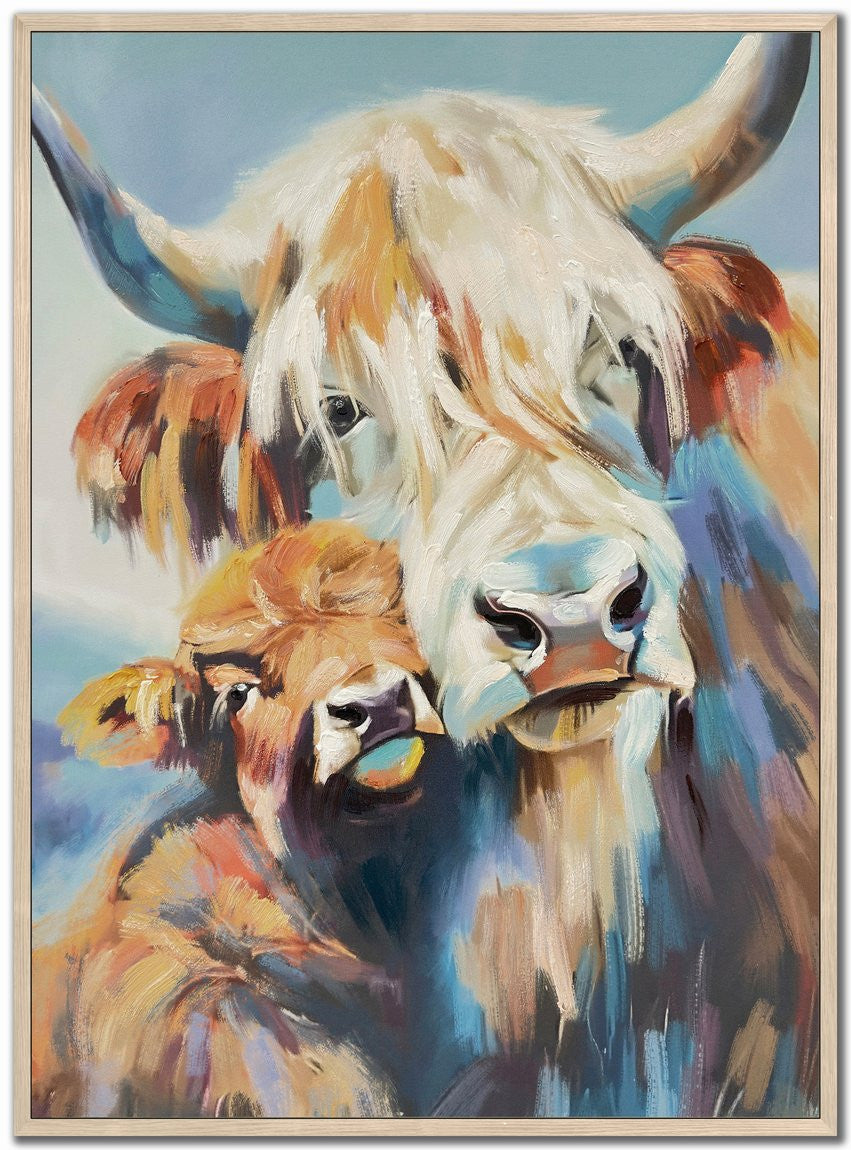 Pasture Portrait Wall Art - Multi-Colour - 32 X 24