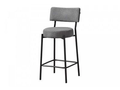 Robson Counter Stool - Grey/Black - Set Of Two