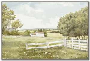 Homestead Serenity Wall Art - Green - 32 X 48