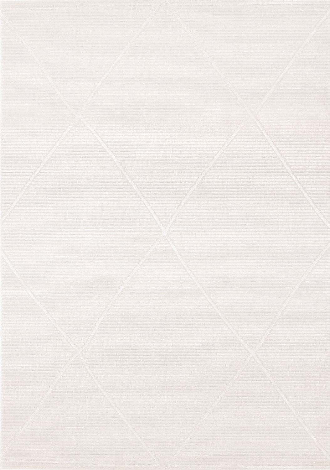 Logan Modern Lines Area Rug - 5' X 8' - Cream